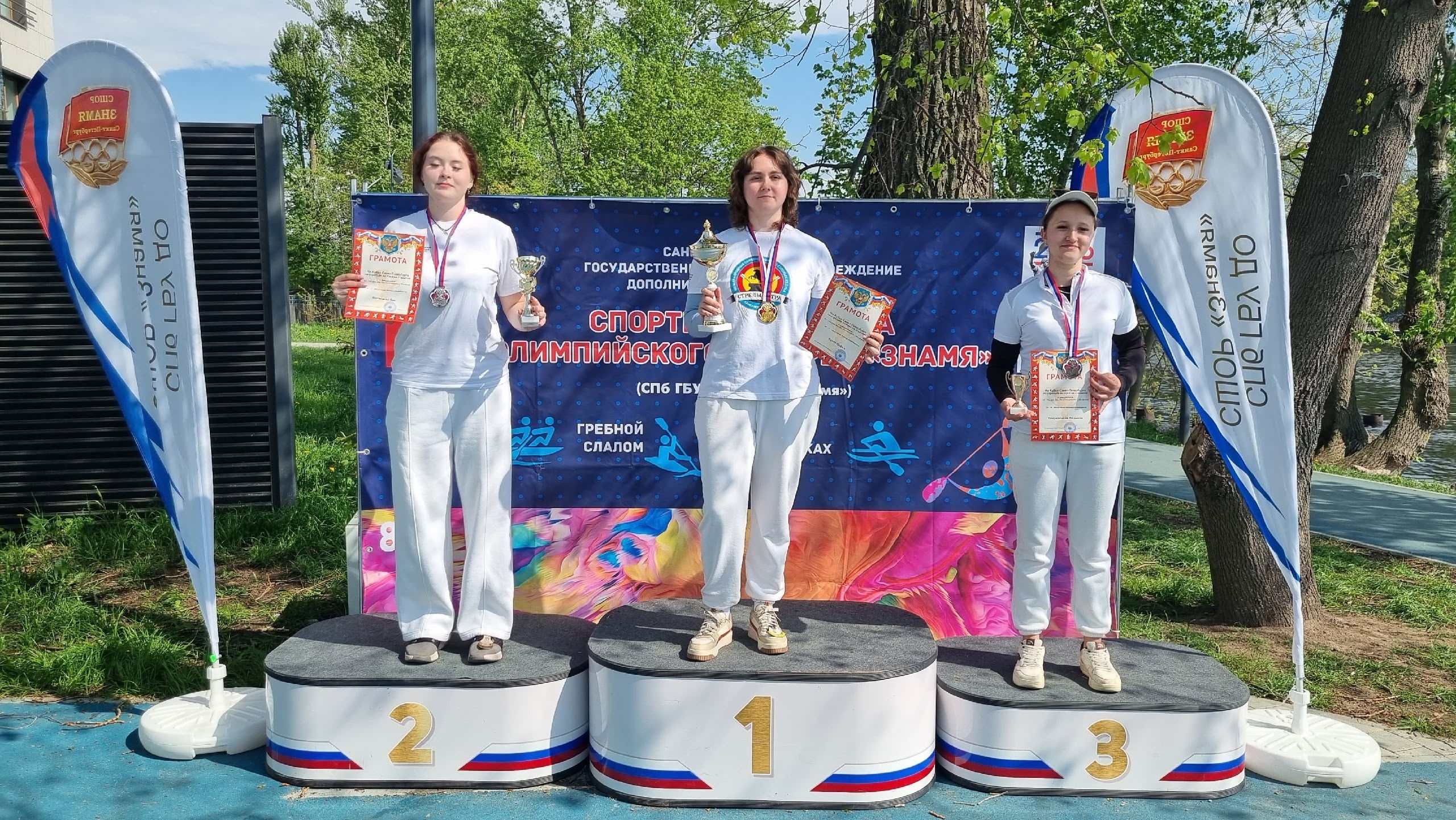 Победители Кубка Санкт-Петербурга по стрельбе из классического лука М1.